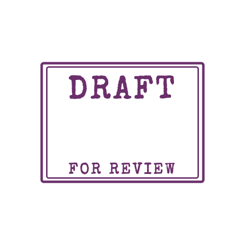 Draft Stamp template